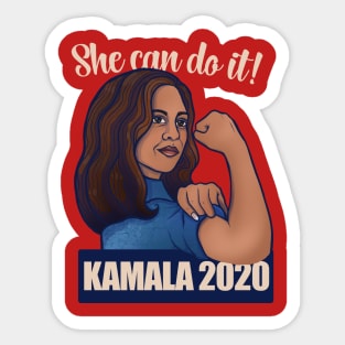 She can do it KAMALA 2020 Sticker